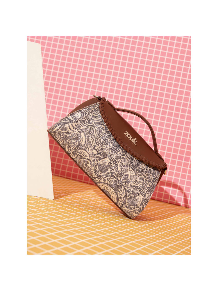 Zouk Women Off White Colaba Shirin Saisha Sling Bag-picture-12