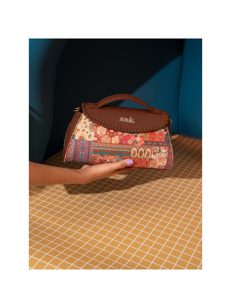 Zouk Women Multi-Color Kutch Gamthi Saisha Sling Bag-picture-15