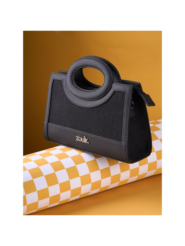 Zouk Women Black Zoe Sling Bag-picture-10