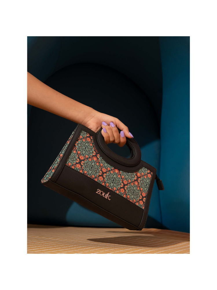 Zouk Women Green Kolkata Nouveau Zoe Sling Bag-picture-17