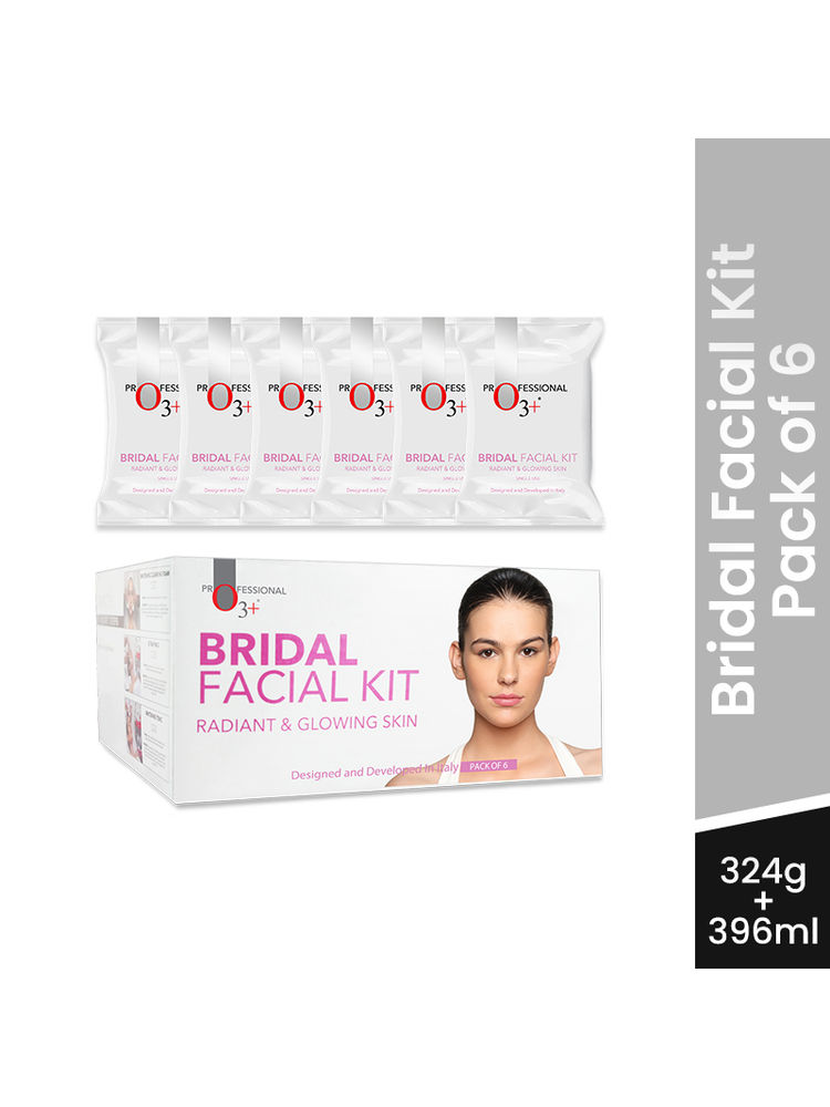 O3+ Bridal Facial Radiant And Glowing Skin - Pack Of 6
