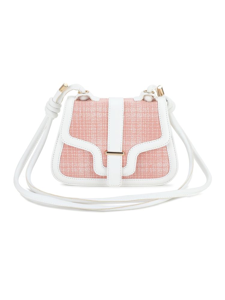 RASHKI Aura Pink Colorblock Sling Bag-image-22