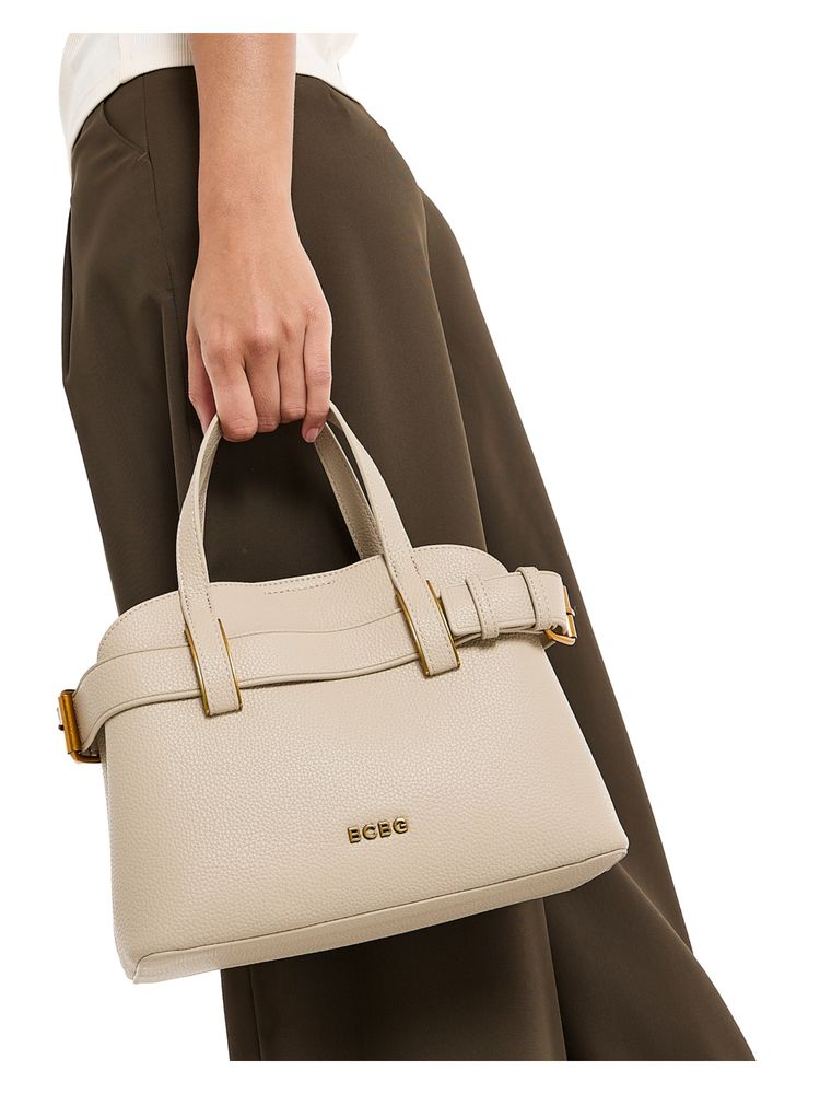 BCBG Beige Top Handle Handbag and Detachable Strap-picture-21