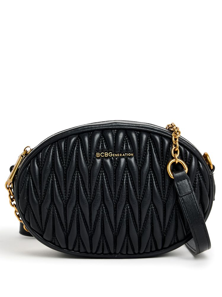 BCBG Black Quilted Crossbody Bag-picture-10