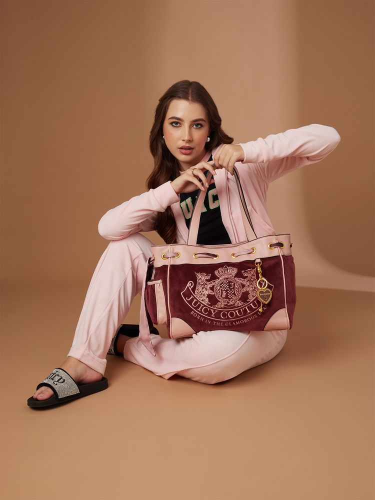 Juicy Couture Women's Daydreamer Tote Bag with Key Chain - Red-image-46