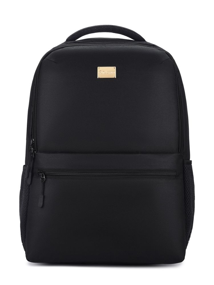 RASHKI Unisex Stash Black Solid-Plain Backpacks-picture-21