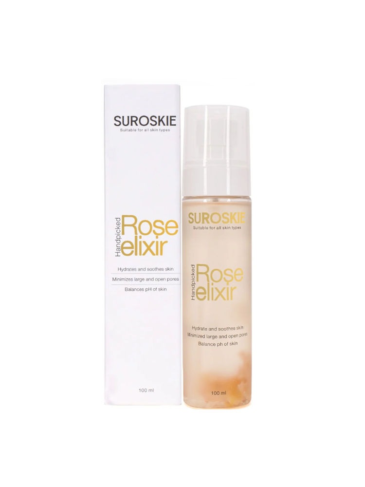 SUROSKIE Rose Water Elixir Face Mist 100ml | Pure Rose Water | Face Toner For Glowing, Refresh & Hydrating Skin | Minimize Large & Open Pores | Balance pH of Skin | Gulab Jal For Women & Men-image-21