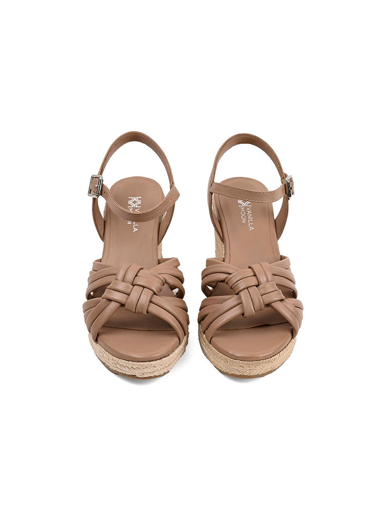 Vanilla Moon Nyela Beige Formal Wedge-picture-37