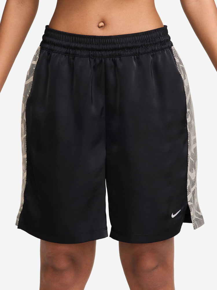 Nike Black Solid Sportswear Chill Lace Women Shorts - IM8386-010-image-18