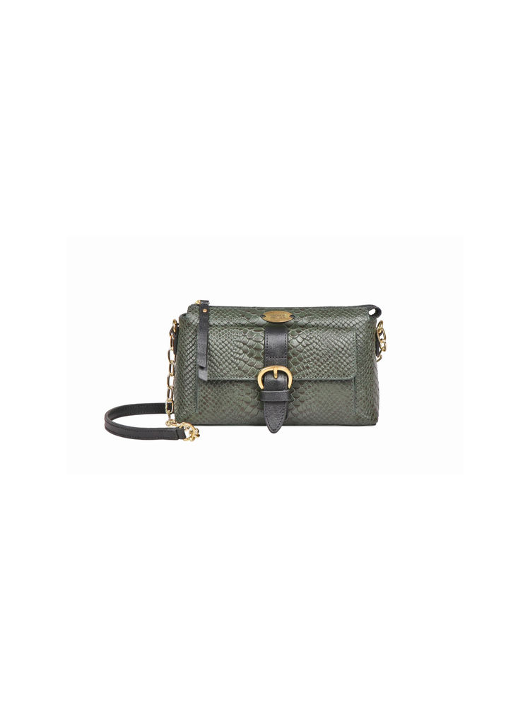 Hidesign Eliza 03 Sb Green Women's Sling Bag - (23 X 14.5 X 7 Cms)-image-43