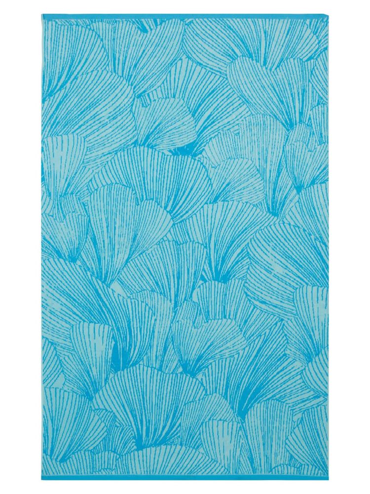 Creeva Ginkgo Leaf Beach Towel Ocean Blue-picture-17