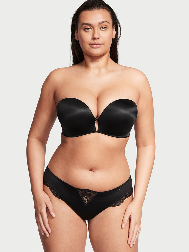 victoria's secret intimates Victoria's Secret Black Very Sexy Bombshell Add-2-Cups Push Up Strapless Bra (36C)-picture-15