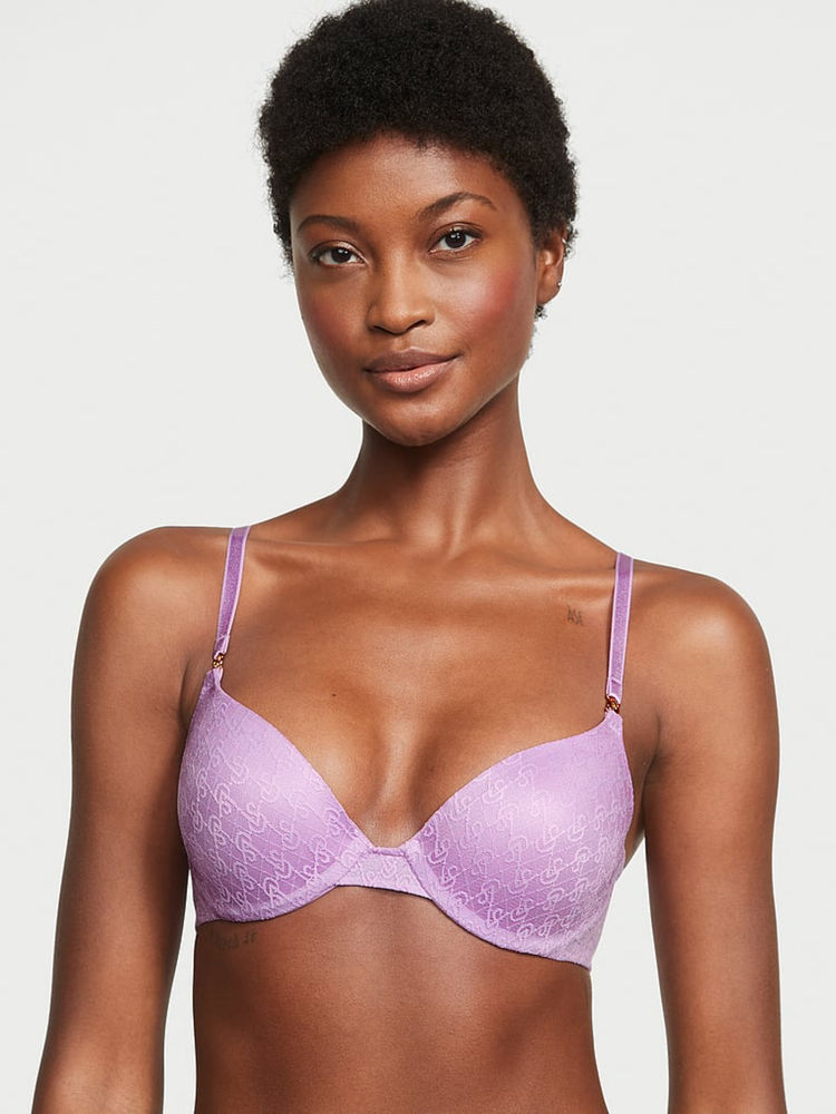 victoria's secret intimates Victoria's Secret Purple Very Sexy Icon By Push-Up Demi Bra-picture-29