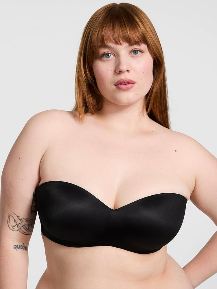 victoria's secret intimates Victoria's Secret Black Wear Everywhere Lightly Lined Strapless Bra-picture-27