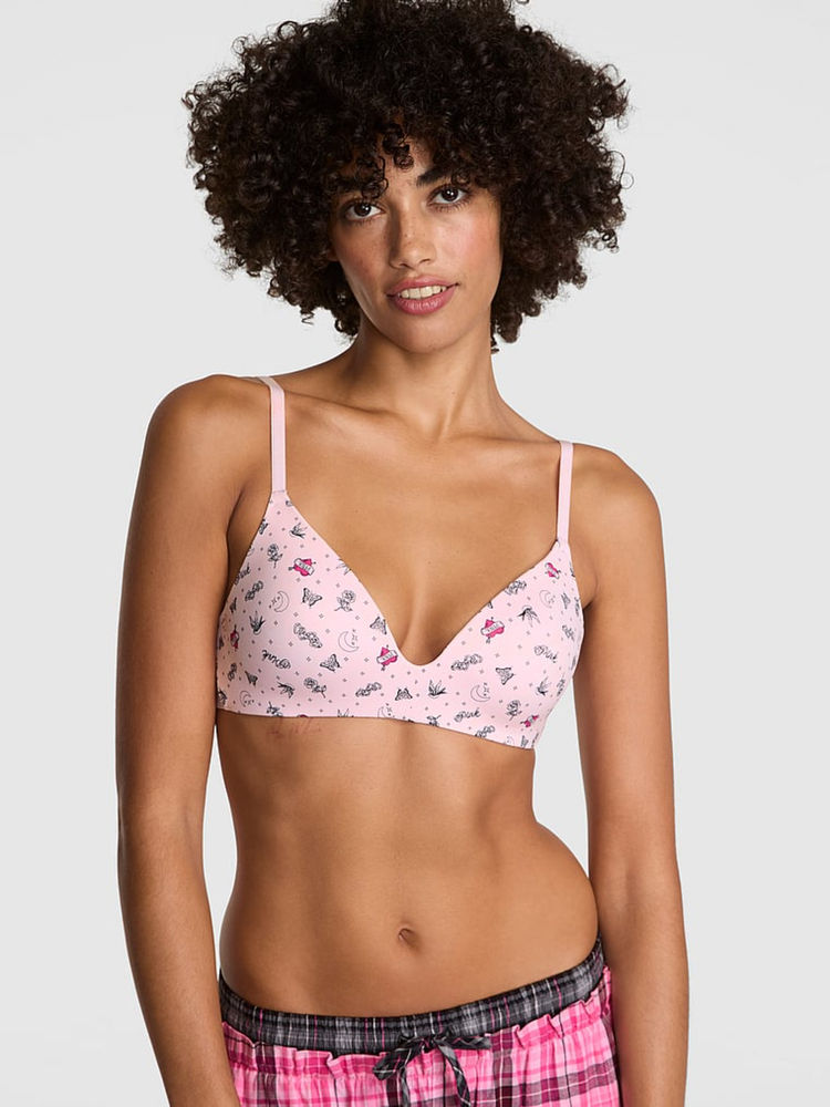 victoria's secret intimates Victoria's Secret Pink Wear Everywhere Lightly Lined Wireless T-Shirt Bra-picture-16