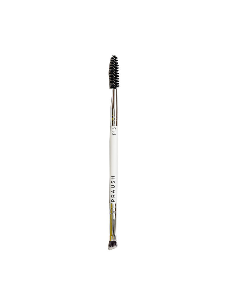 Praush Beauty Brow Spoolie & Angled Brow 2 In 1 Brush - P15