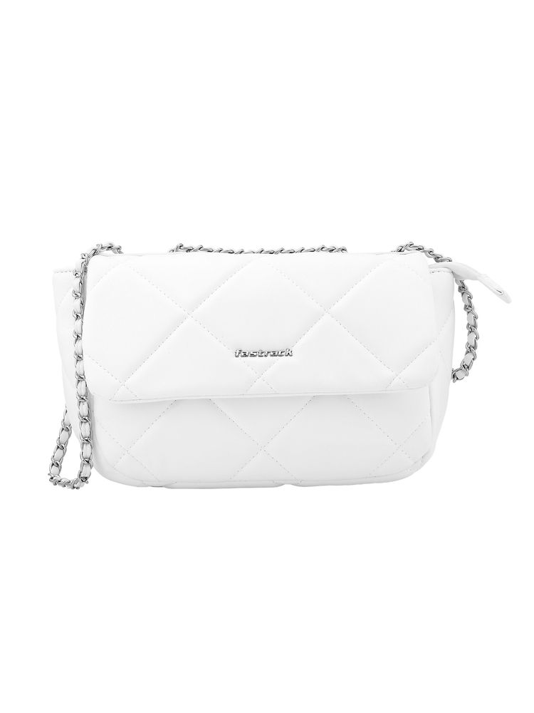 fastrack accessories Fastrack Optic White Quilted Party Sling Bag-picture-30