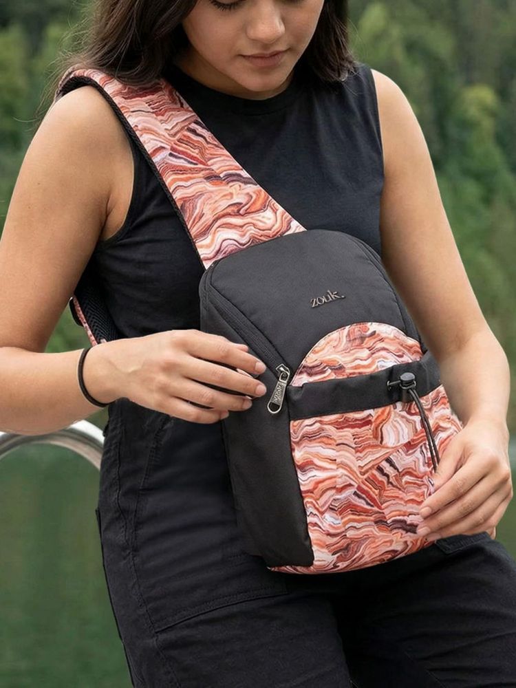 Zouk Multi-Color Women's Nicobar Coral Yuva Crossbody Bag-picture-23