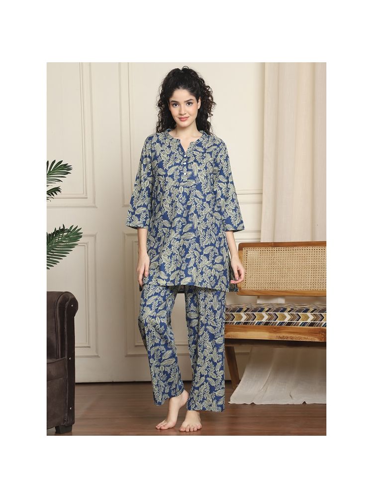 Indreams Women Printed Night Suit (Set of 2)-picture-15