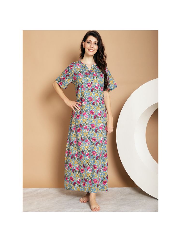 Indreams Printed Maxi Nightdress-picture-25