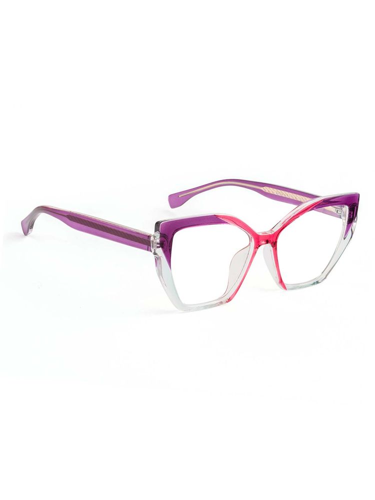 PERKEY Women Square Multi-Color Eyeglass Frame - OPTL0011-C3 (52)-image-23