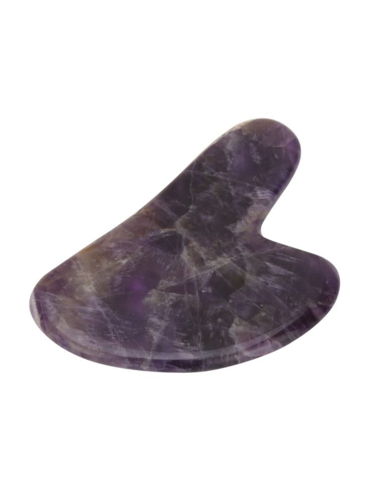OROSSENTIALS Amethyst Gua Sha Stone Face Massager-picture-18