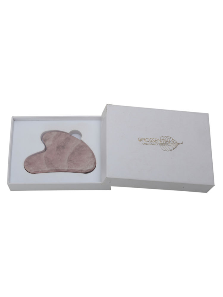 OROSSENTIALS Rose Quartz Gua Sha Stone Face Massager-image-12