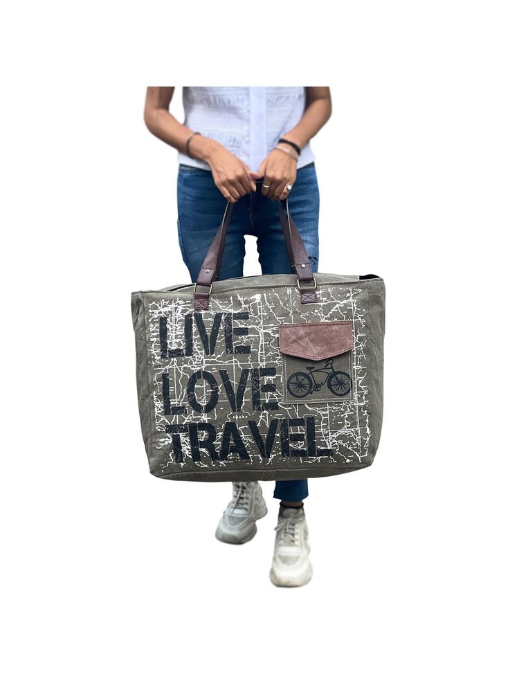 Mona B Women Multi-Color Canvas Tote Bag-image-12