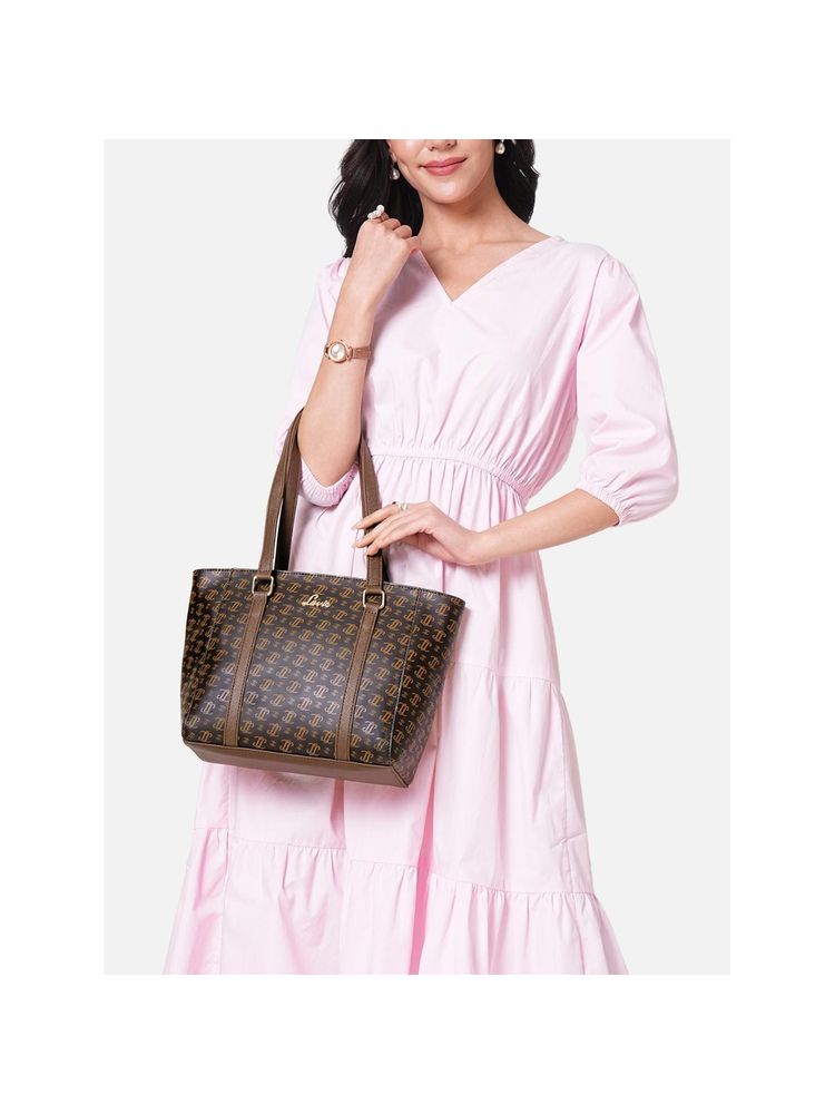 Lavie Women Brown Mono Ll Veronica Tote Bag (S)-picture-36
