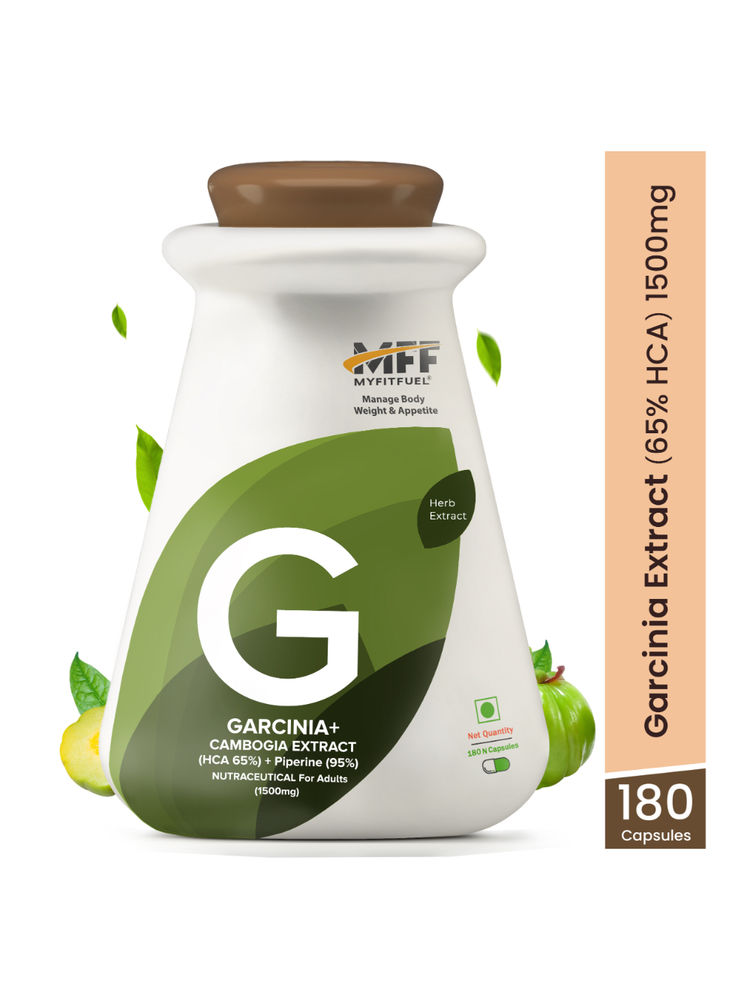 MyFitFuel Garcinia+ Cambogia Extract (HCA 65%) + Piperine (95%) 1500mg