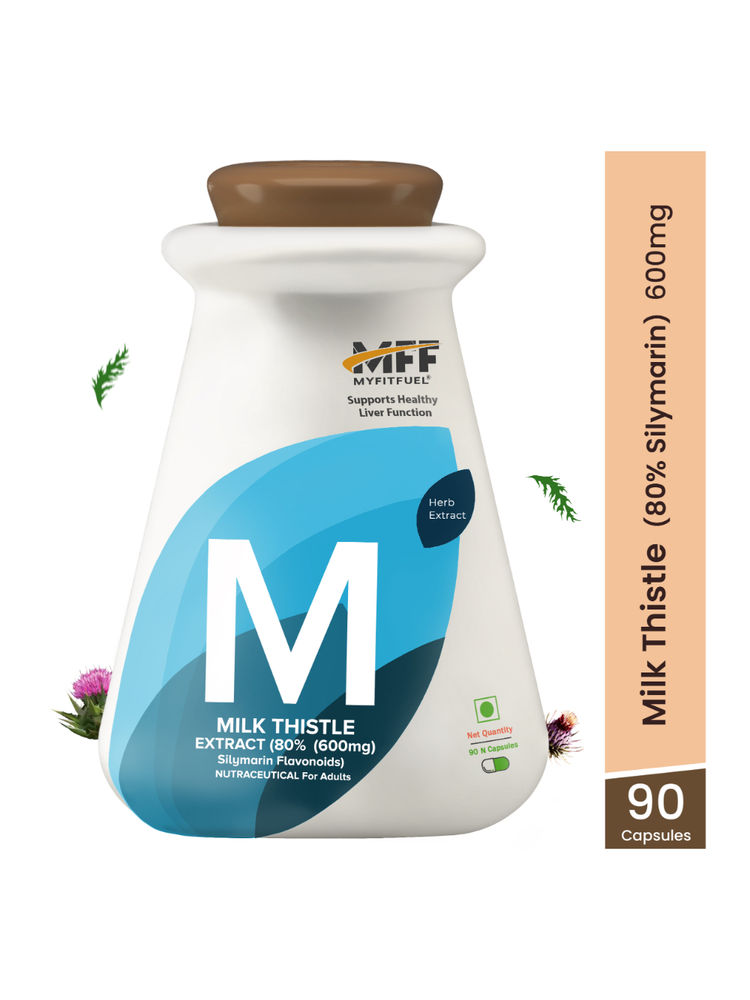 MyFitFuel Milk Thistle Extract (80% Silymarin Flavonoids) 600mg-image-23