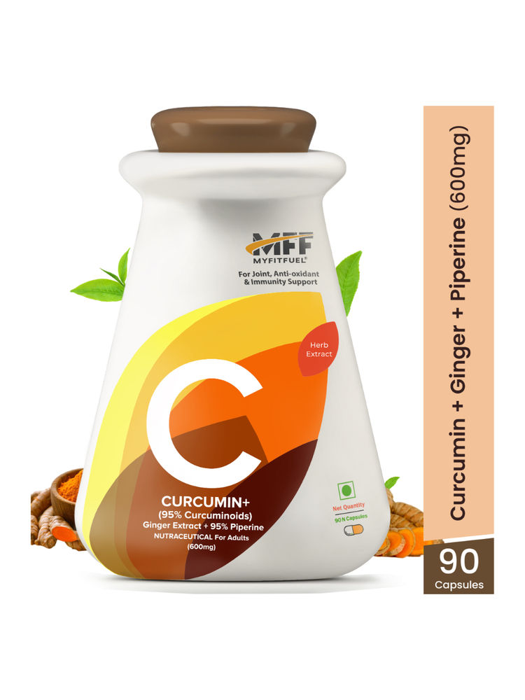 MyFitFuel Curcumin+ (95% Curcuminoids) Ginger Extract + 95% Piperine 600mg