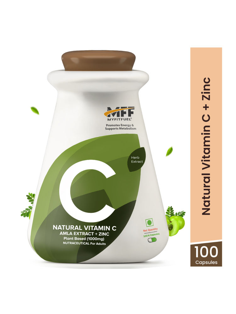 MyFitFuel Natural Vitamin C Amla Extract + Zinc Plant Based 1000mg-picture-12