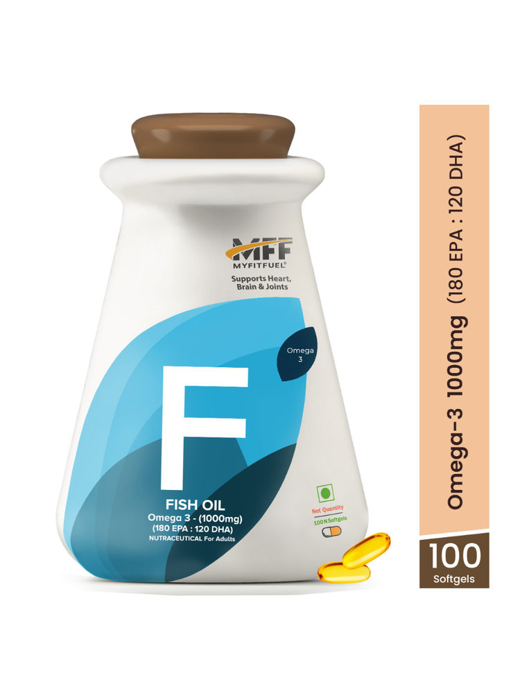 MyFitFuel Fish Oil Omega 3 1000mg (180 EPA : 120 DHA)