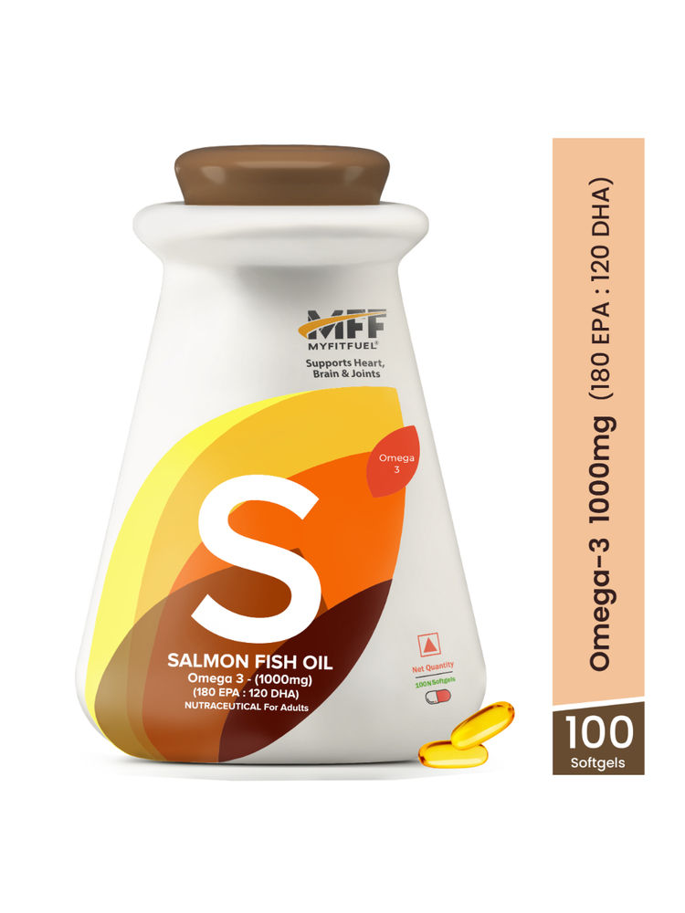 MyFitFuel Salmon Fish Oil 1000mg (180 EPA : 120 DHA)