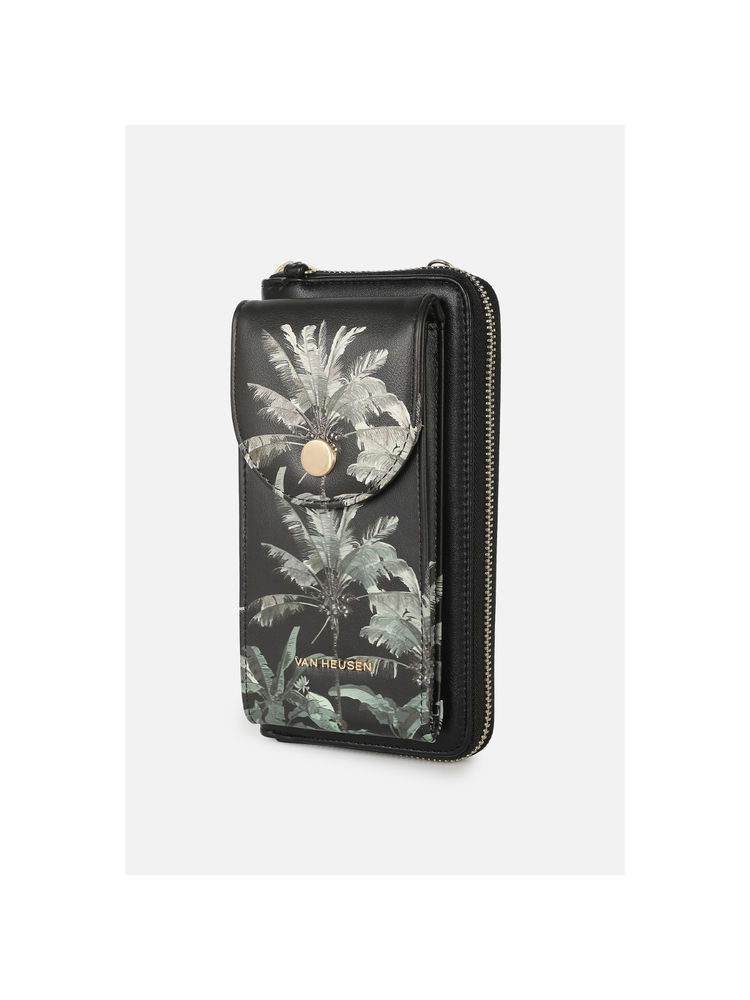 Van Heusen Women Black Printed Casual Wallets-image-18
