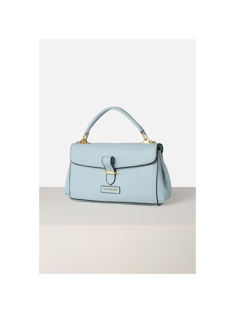 Van Heusen Women Blue Solid Casual Satchel-image-16