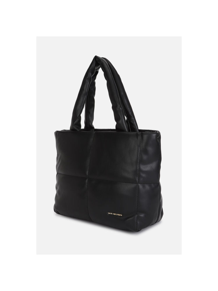 Van Heusen Women Black Textured Handbag-picture-25