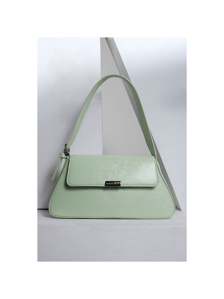 Van Heusen Women Green Textured Casual Sling Bag-picture-10