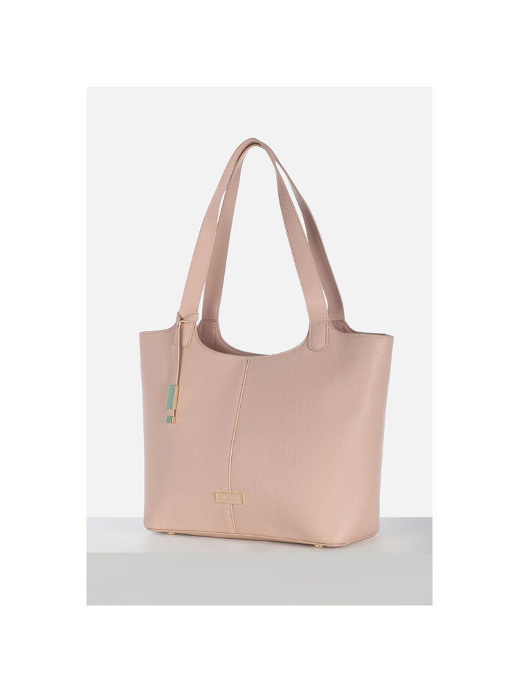 Van Heusen Women Beige Textured Casual Handbag-picture-47