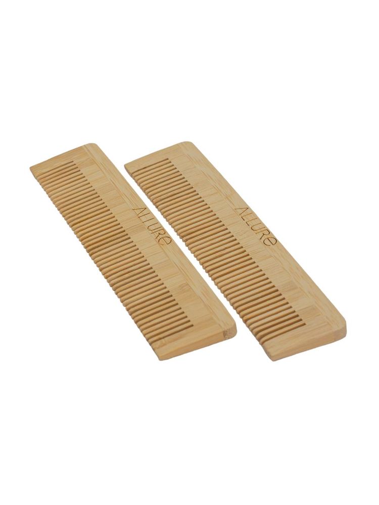 Allure Wooden Neem Comb CB-01 - Pack of 2-picture-10