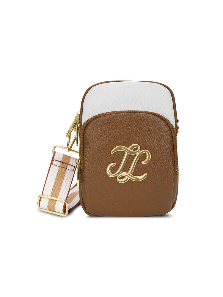 Lavie Signature Colourblock Berkly Tan Colorblock Sling Bag-picture-26