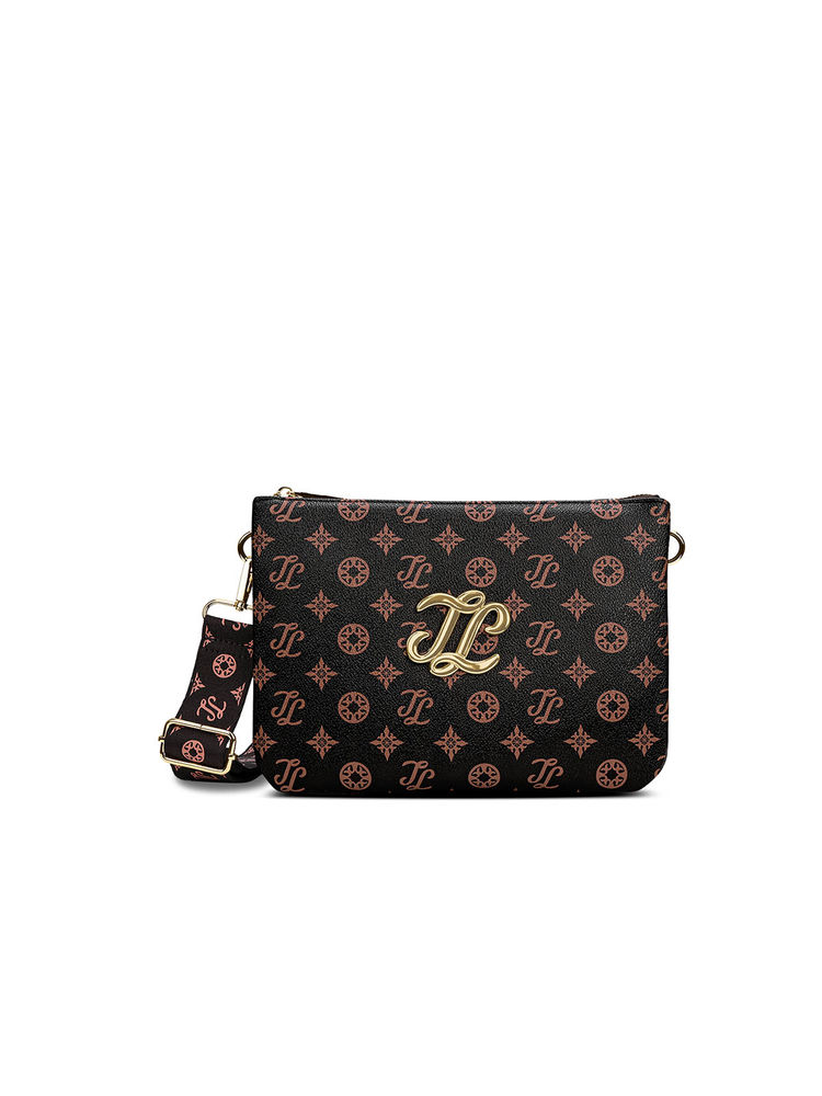 Lavie Signature Mono Oak Black Printed Sling Bag-picture-16