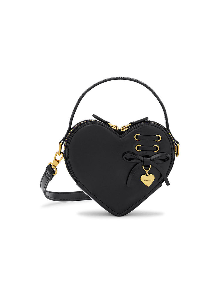 MIRAGGIO Black Soul Cross Body Bag with Detachable Strap (M)-picture-12