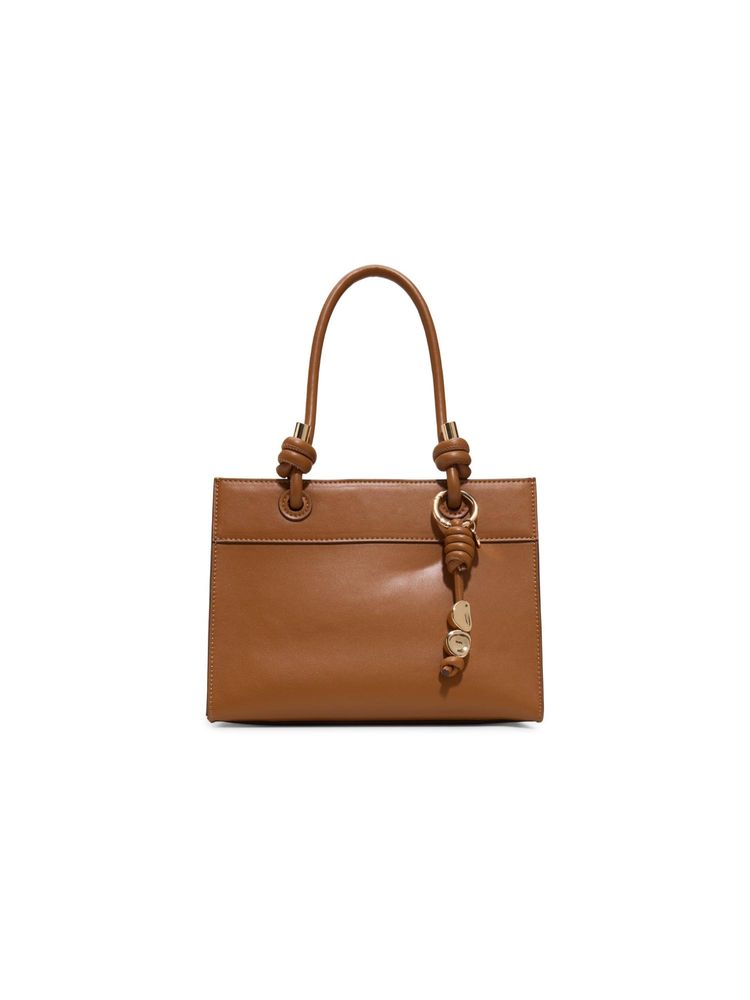 Aldo CALIESTA Brown Women Satchel Bag With Detachable Strap & Charm-image-8