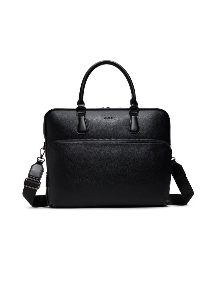 Aldo BRION Black Men Laptop Bag With Detachable Strap-picture-11