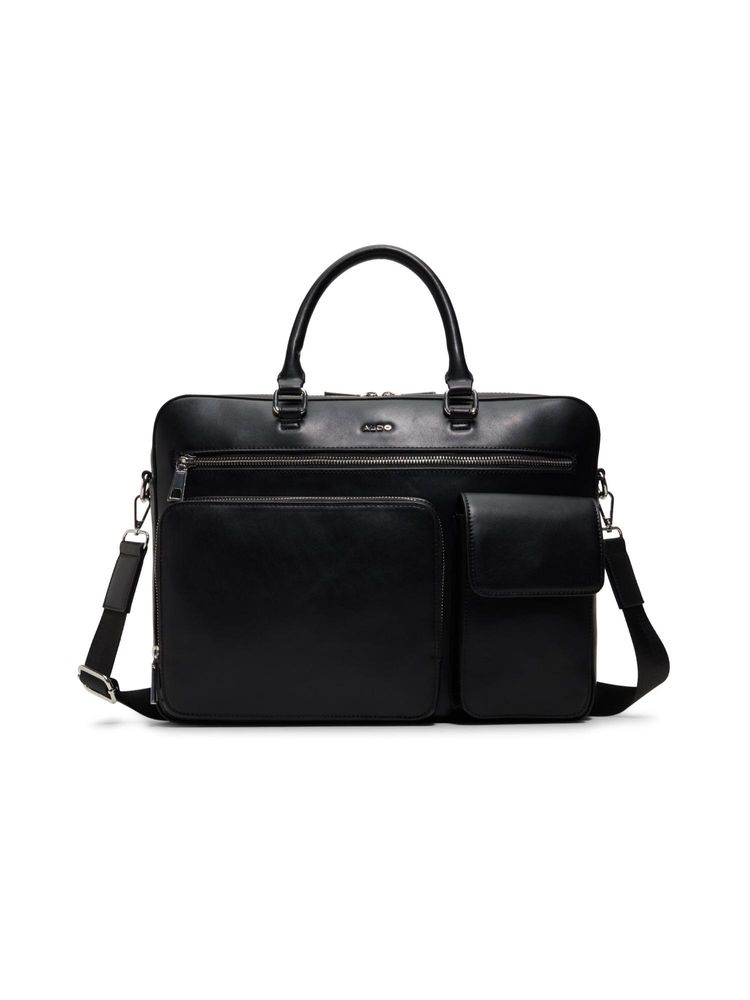 Aldo SORREN Black Men Laptop Bag With Detachable Strap-image-23