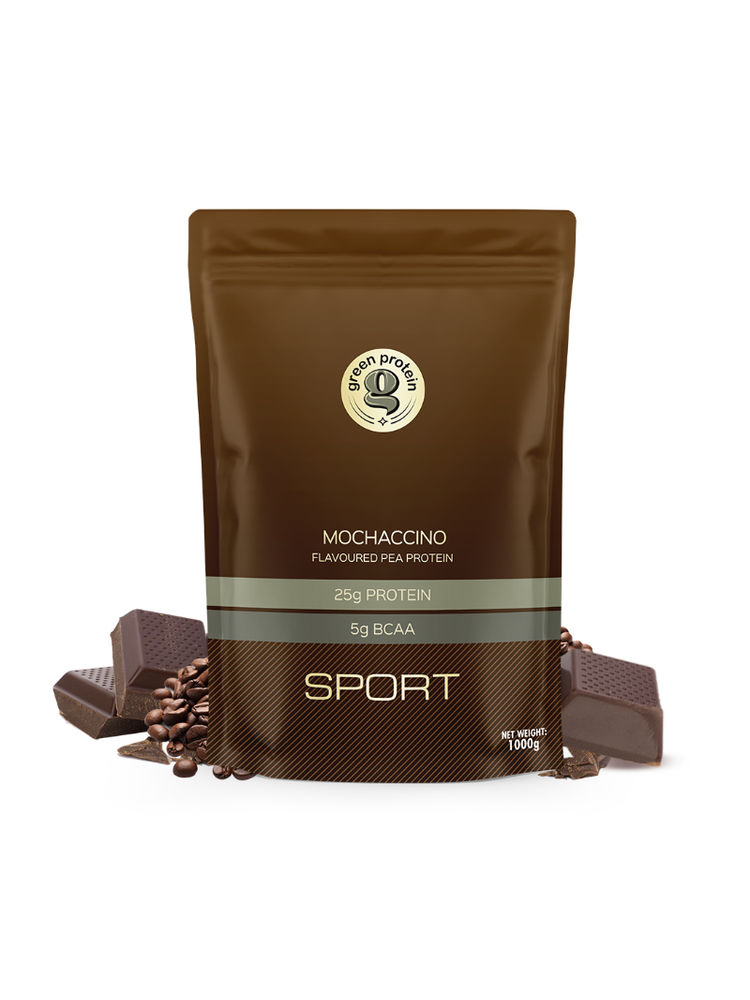 Green Protein Flavoured Pea Protein Powder - Mochaccino