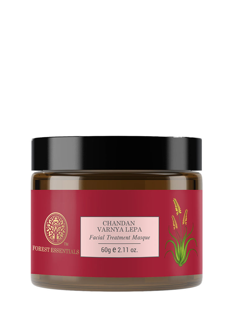 Forest Essentials Chandan Varnya Lepa - Ayurvedic Hydrating Face Pack with Sandalwood For Toning