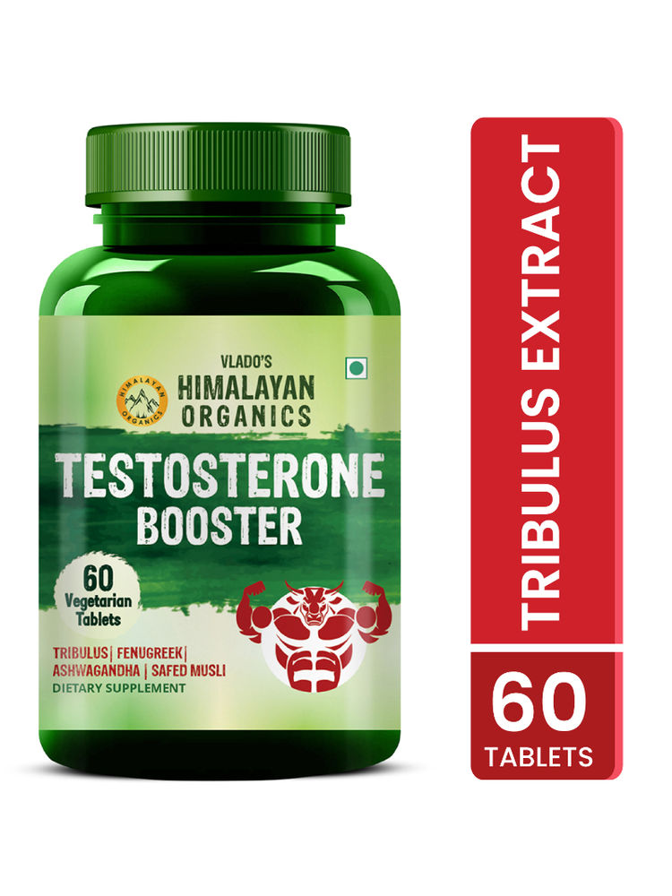 Vlado's Himalayan Organics Vlado's Testosterone Booster Supports Muscle & Energy Boost Tablets-image-4